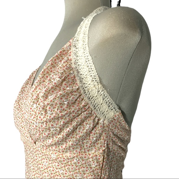 Garage Beige Florals Open Back Size SP - Picture 2 of 9